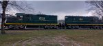 Ohio South Central Railroad (OSCR ) 2153 & 104